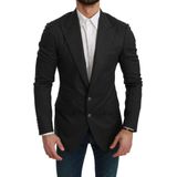 Dolce & Gabbana Heren Grijs NAPOLI Slim Fit Jasje Wollen Blazer
