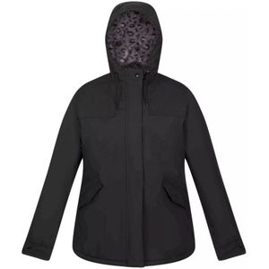 Regatta Dames/Dames Bria Faux Fur Lined Waterproof Jacket (Zwart)