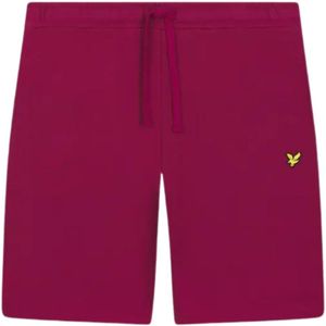 Lyle & Scott - ML414VOG X237 - Korte Broek - Bordeauxrood - 100% Katoen