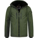 Alessandro Salvarini heren winterjas AS-332 met teddyvoering en capuchon