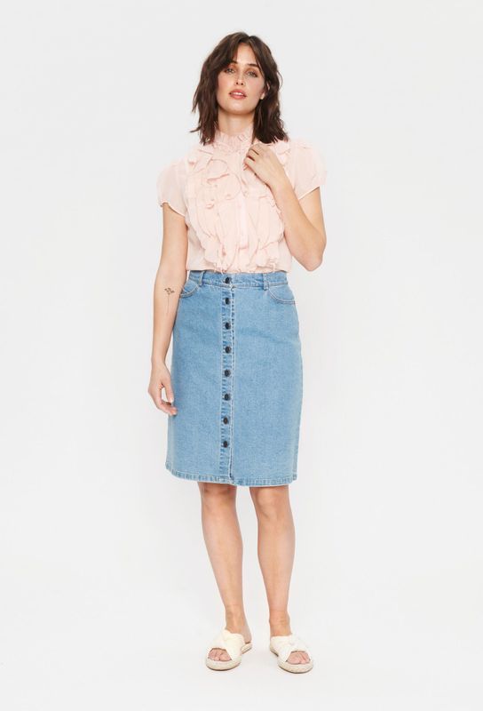 Top Regular fit Peach Whip peach