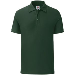 Fruit of the Loom Heren Getailleerd Polo Shirt (Fles groen)