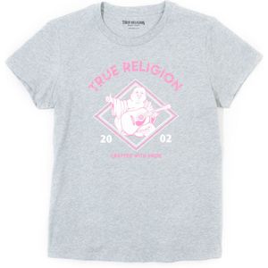 True Religion - Crystal Buddha Tee - Heather Grey - T-shirt