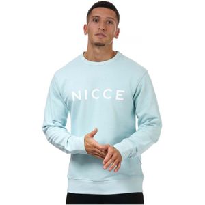 NICCE Original sweatshirt met logo voor heren, lichtblauw