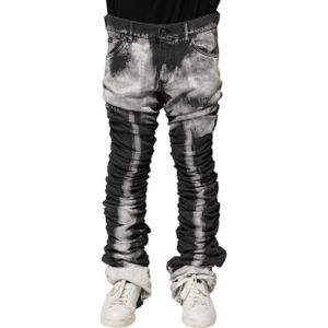 Tiedye Rimpel Slim Jeans