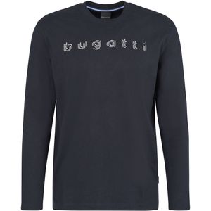 Bugatti Herren Shirt met lange mouwen en bugatti print