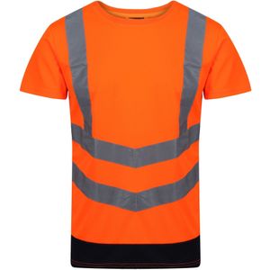 Regatta Heren Pro Hi-Vis T-shirt met korte mouwen (Oranje/Zwaar)