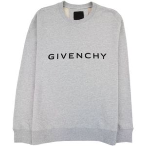 Givenchy Archetype slim-fit sweatshirt in lichtgrijs fleece