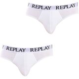 Replay - Ondergoed - Wit - Katoenen Slip - Heren
