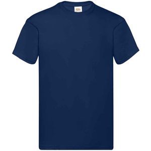 Fruit of the Loom Katoenen uniseks T-shirt voor volwassenen (Donkere marine)