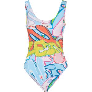 Philipp Plein - Monokini Bombing Graffiti - Badmode - Veelkleurig