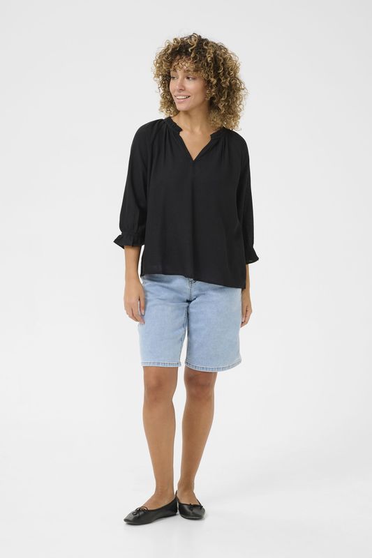 Cream Blouse 'Venta'  zwart