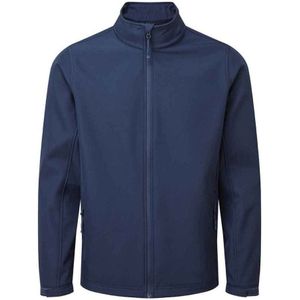 Premier Heren Windchecker Gerecyclede Softshell Jas (Marine) - Maat 5XL