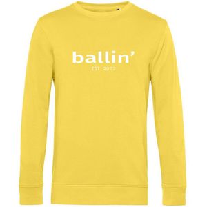 Ballin Est. 2013 Sweaters Basic Sweater Geel - Maat L