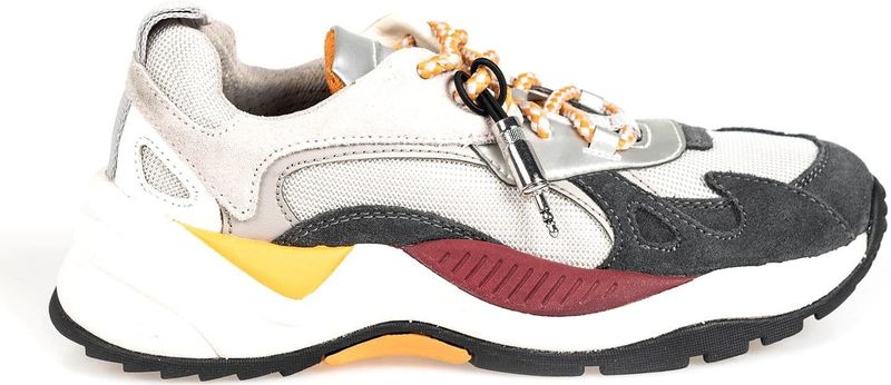 Geox - Heren Veterschoenen - Geel - Leer