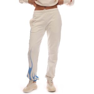 Dames Sweatbroek Heron Preston Law Flames in Witblauw