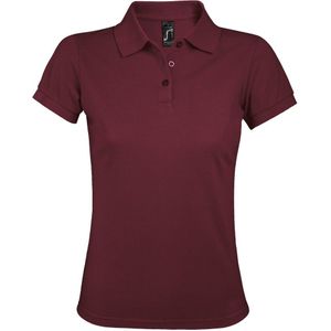 SOLS Dames/dames Prime Pique Polo Shirt (Bourgondië)
