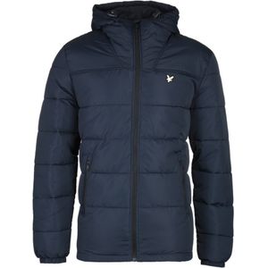 Men's Lyle And Scott Wadded Jacket in Navy