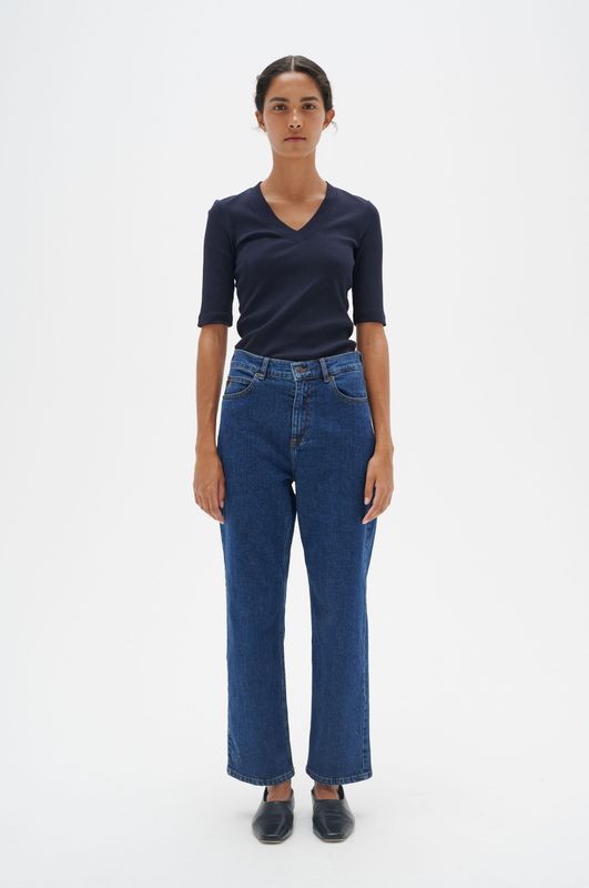 Jersey top Slim fit Marine Blue dark blue