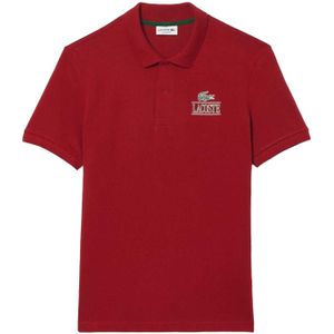 Lacoste Unisex Mini Pique Stretch Regular poloshirt voor volwassenen (Rood)