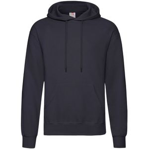 Fruit of the Loom katoenen herenhoodie (Deep Navy)