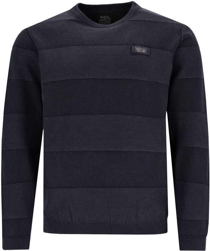 Hajo - Overhemd - Lange Mouwen - Klassieke Ronde Halslijn - Normale Snit