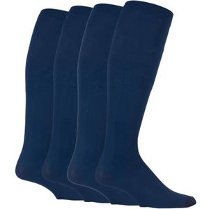 2 paar 80 den kniehoge compressiesokken - Marine