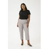 Kaffe Curve, Dames, Broeken, Grijs, Maat: 2XL