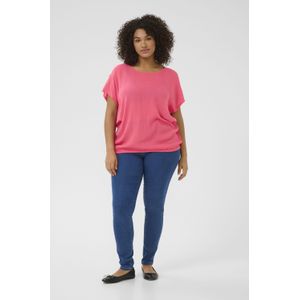 Blouse met korte mouwen Loose fit Raspberry pink