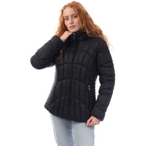 Dames DKNY Packable Jacket met rits in zwart
