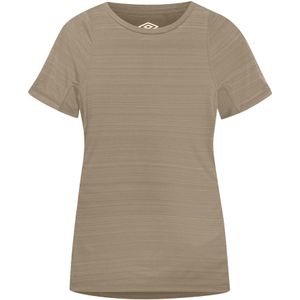 Umbro Dames/Dames Pro Marl Polyester Training T-shirt (Maansteen Marl)