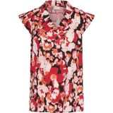 Kaffe - KAIssa - Blouse - Oranje - Rood - Zwart - Wit