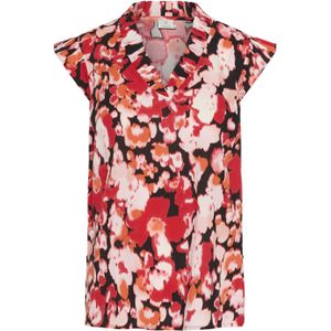 Kaffe - KAIssa - Blouse - Oranje - Rood - Zwart - Wit