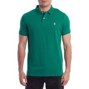 U.s. Polo Assn., Heren, Tops, Groen, Maat: M Katoen,