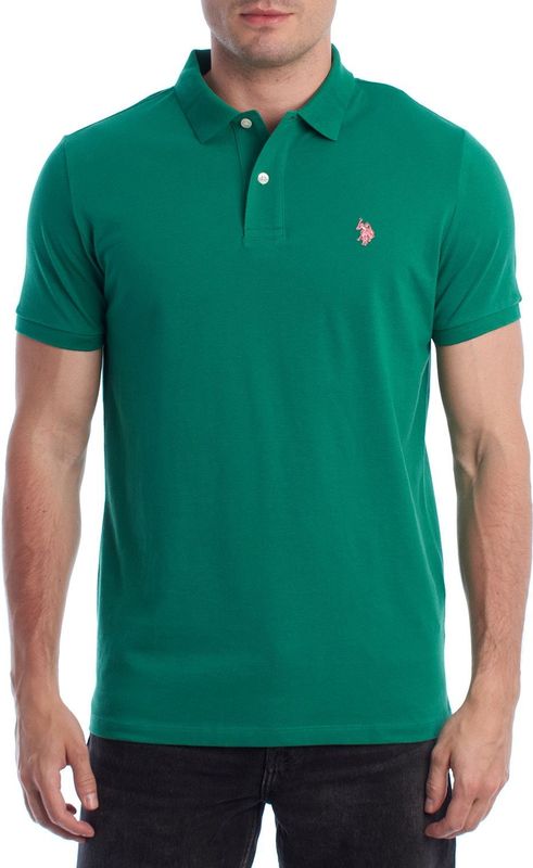 U.s. Polo Assn., Heren, Tops, Groen, Maat: M Katoen,