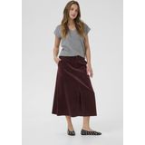 CULTURE - CUKlay - Rok - Donkerbruin - 3/4 Lengte - Corduroy