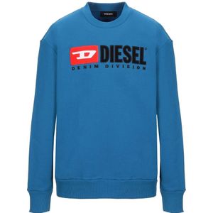 Diesel - Sweatshirt - Blauw - Diesel Division-logo