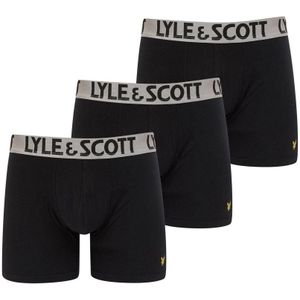 Lyle & Scott Onderbroeken Christopher 3-Pack Boxers Zwart