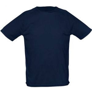 SOLS Heren Sportief T-Shirt Met Korte Mouwen Performance (Franse Marine) - Maat M