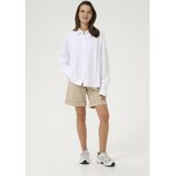 Kaffe - Haily - Blouse - Wit - Klassieke Blouse met Lange Mouwen
