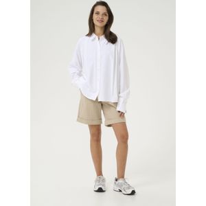 Kaffe - Haily - Blouse - Wit - Klassieke Blouse met Lange Mouwen