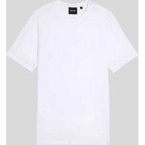 Lyle & Scott - Ge paneelde T-Shirt - Wit