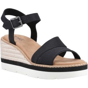 TOMS Darya Polyester Damessandalen Zwart