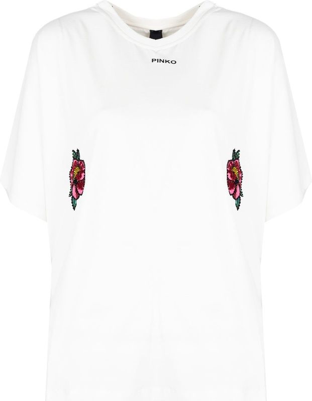 Pinko - Toccante - T-shirt - Wit
