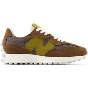 Heren New Balance 327 Warped Trainers in Bruin