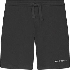 Lyle & Scott Geborduurde Sweat Shorts Kinderen/Kinderen Script (Gunmetal)