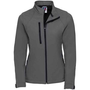 Russell Dames/Dames 3 Layer Soft Shell Jas (Titanium)