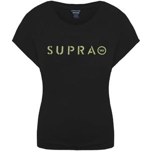 Supra - 192225 010 - T-shirt - Zwart - Korte Mouw - Ronde Hals