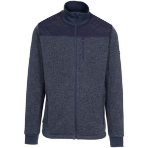 Trespass Heren Farlowton Fleece Jacket (Marine / Grijze Melange) - Maat 2XL