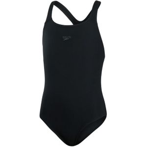 Speedo Meisjes Medalist Eco Endurance+ Eendelig Badpak (Zwart/Wit)